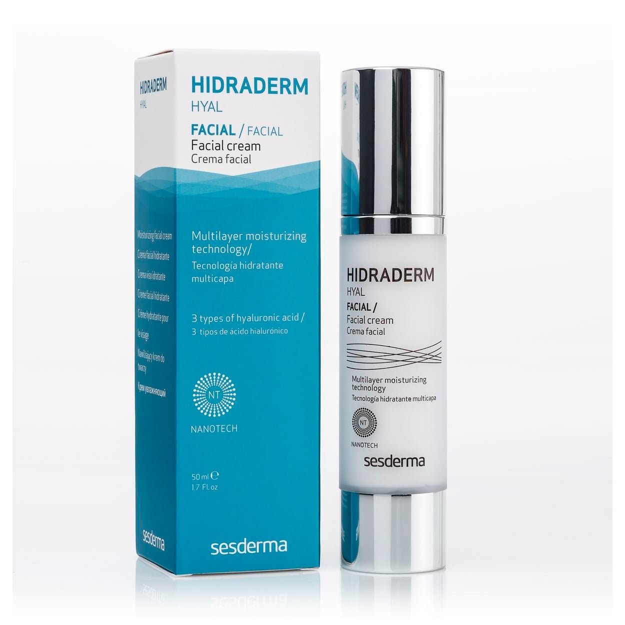 Зволожувальний крем для обличчя Sesderma Hidraderm Hyal, 50 мл